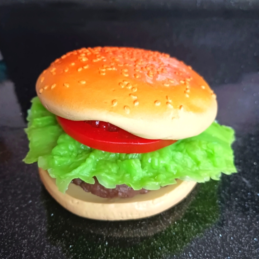 Vintage Buger King Realistic Play Food Burger.